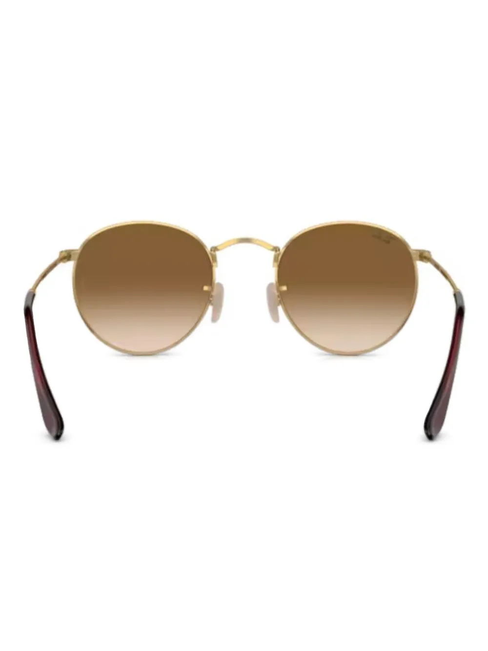  Ray-ban Round-frame Gradient-lenses Sunglasses - Gold 