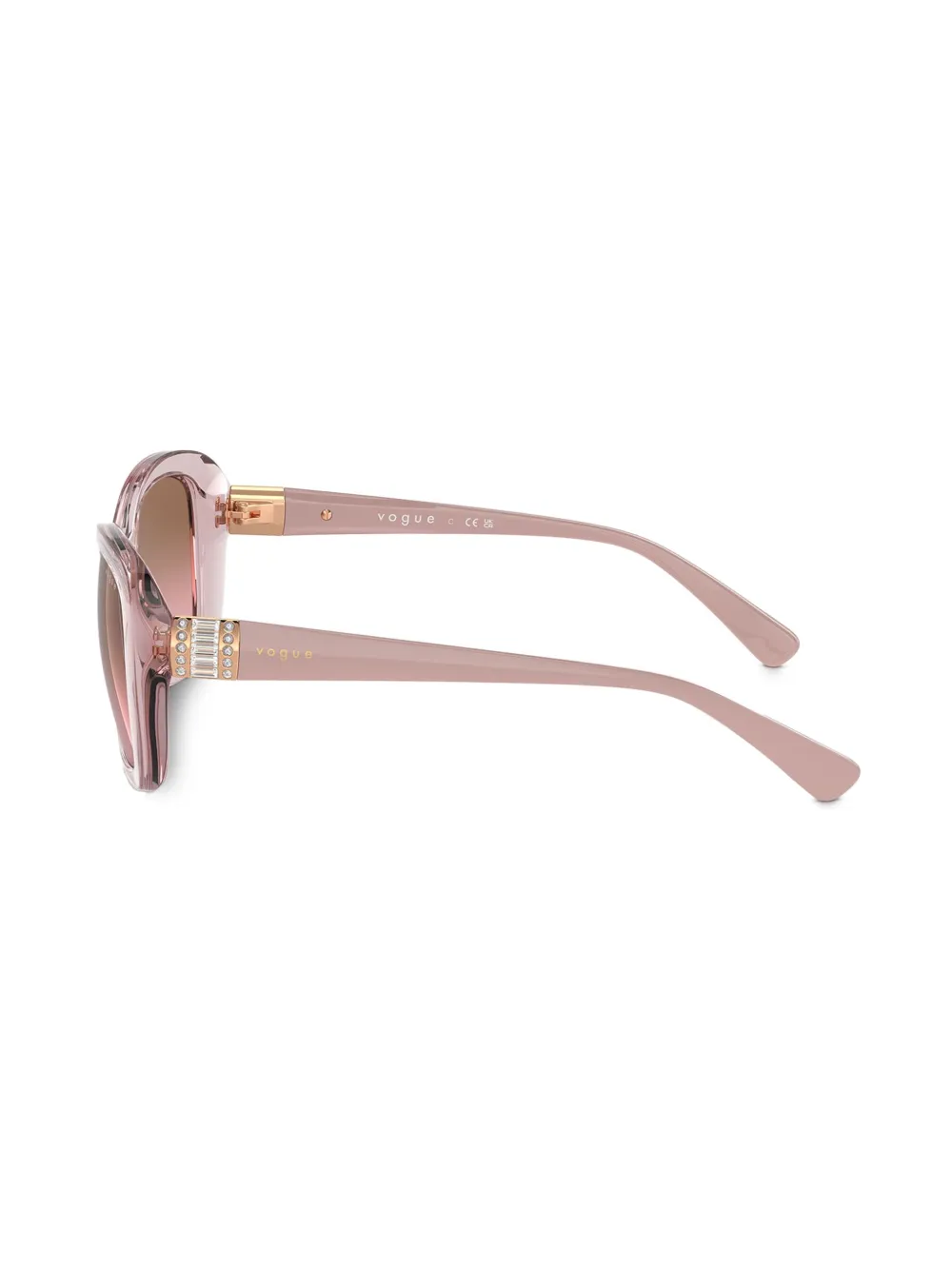 Vogue Eyewear Zonnebril met doorzichtig montuur Roze