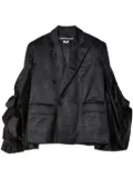 Junya Watanabe sleeveless oversized jacket - Black