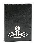 Vivienne Westwood Small Vertical wallet - Black