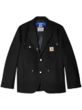 Junya Watanabe MAN single-breasted wool blazer - Black