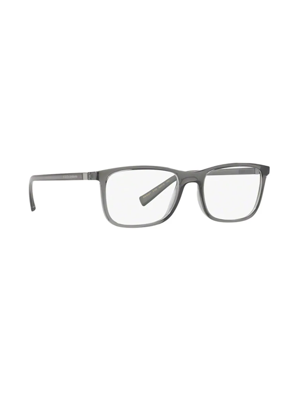 Dolce & Gabbana Eyewear Bril met doorzichtig montuur Grijs