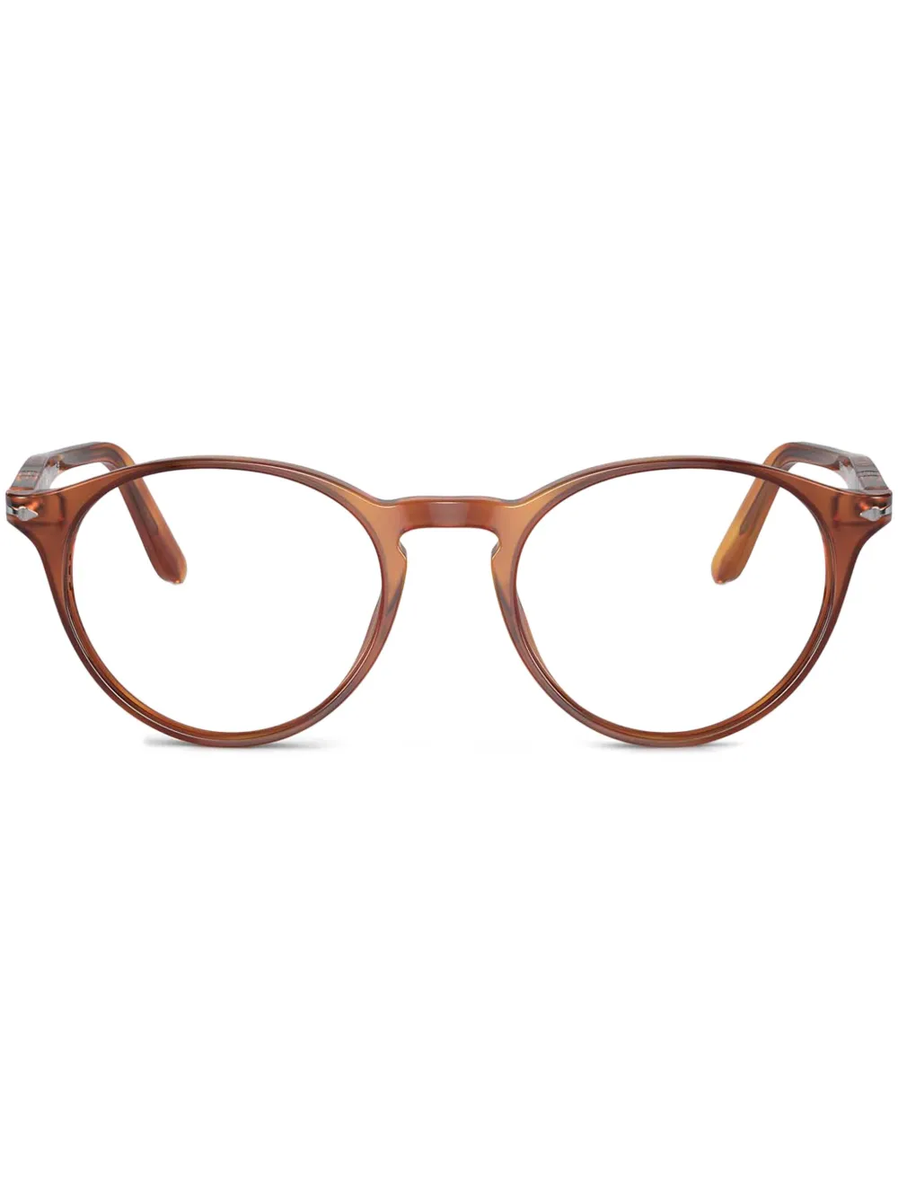 Persol lunettes de vue à monture rectangulaire | marron | Image 1