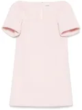 KHAITE Benji mini dress - Pink
