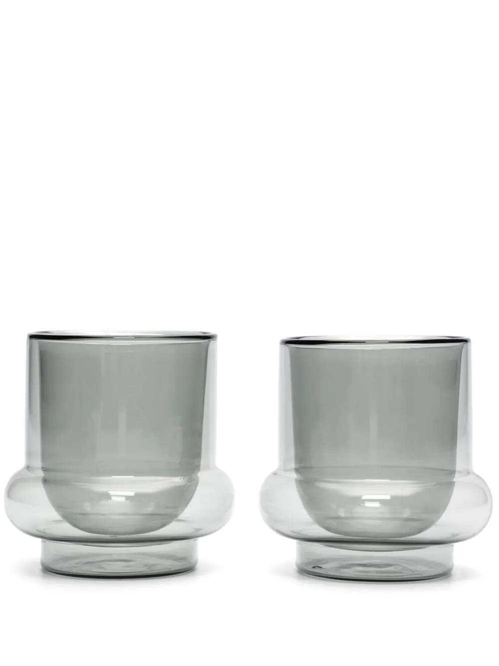 Tom Dixon set de dos tazas de café Bump | gris | Image 1