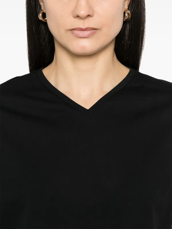 KHAITE Devra T-shirt | Black | FARFETCH