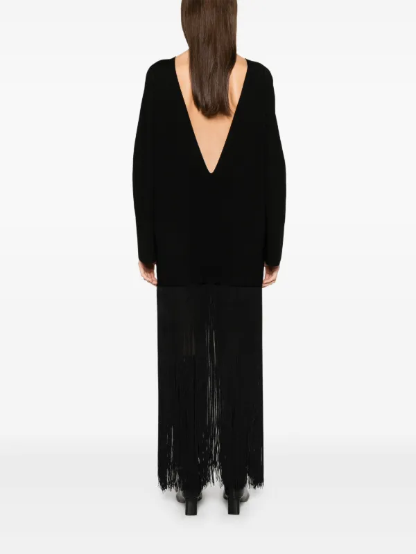 Khaite Paley Maxi Dress - Black