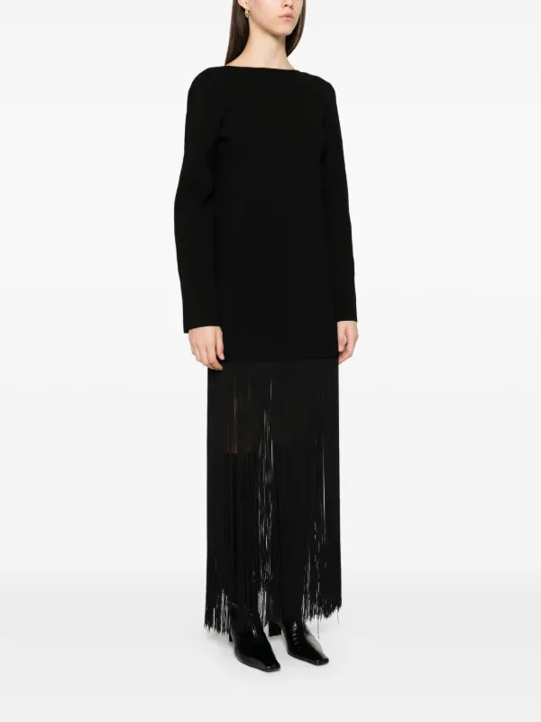 【送料&関税込】Khaite Kal Dress Khaite Keran V-Neck Midi-Dress | Saks Fifth Avenue