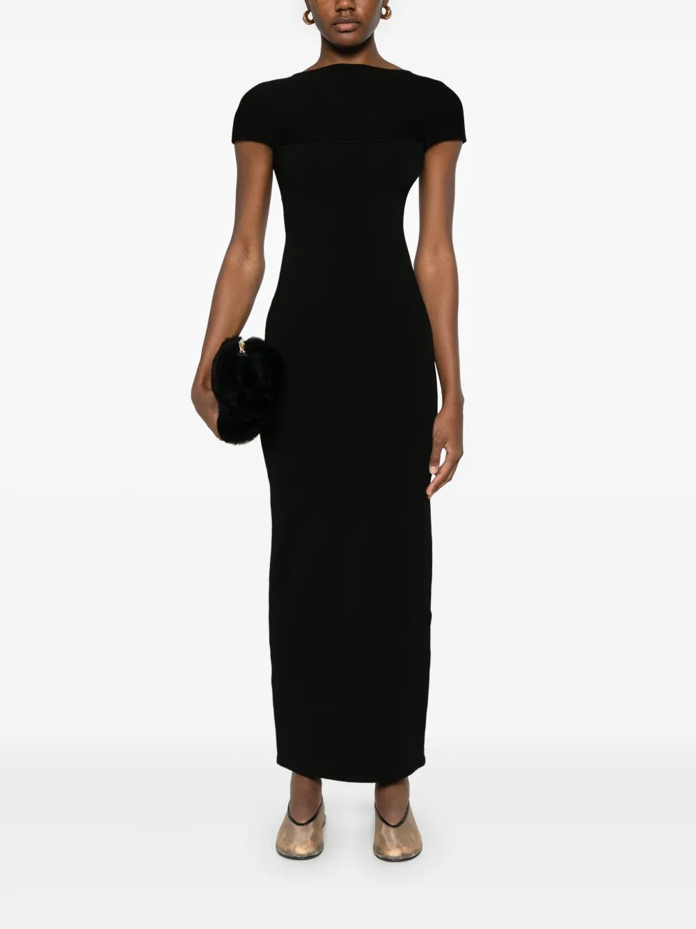 KHAITE Basile maxi-jurk - Zwart