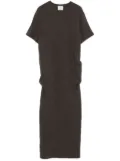 KHAITE Callas midi dress - Brown