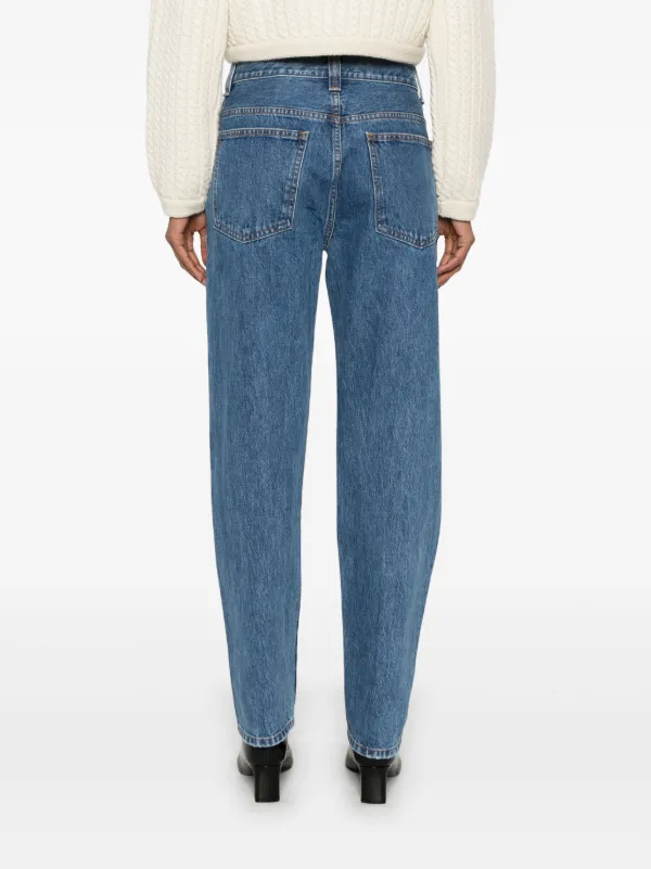 【関税込み】KHAITE ブルー Corben ジーンズ KHAITE Corben low-rise jeans | NET-A-PORTER