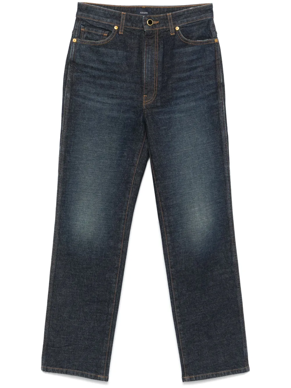 KHAITE Straight jeans Blauw