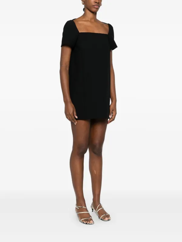 KHAITE Benji Mini Dress | Black | FARFETCH