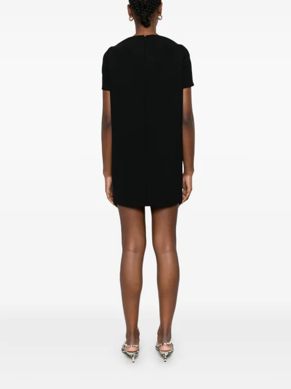 KHAITE Benji Mini Dress | Black | FARFETCH