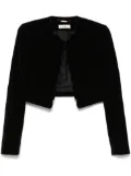 Chloé scalloped velvet jacket - Black