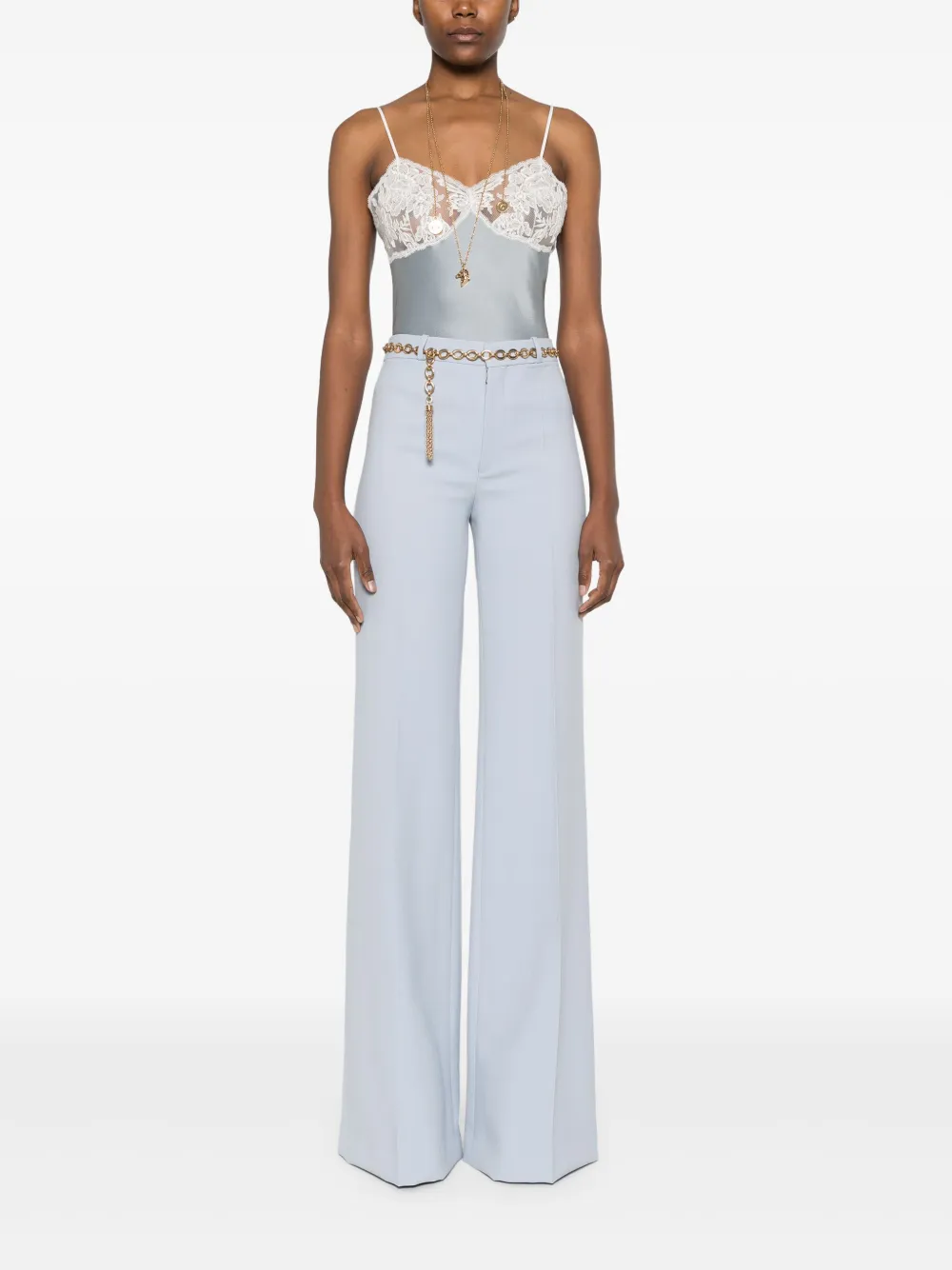 Chloé top satinado con encaje | Camisones | Image 2