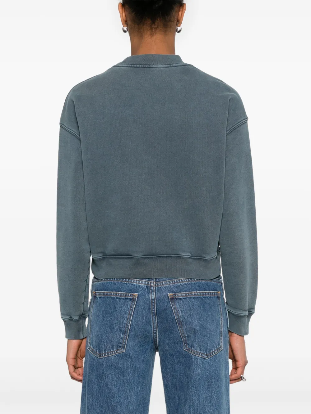 Chloé Sweater met geborduurd logo Blauw