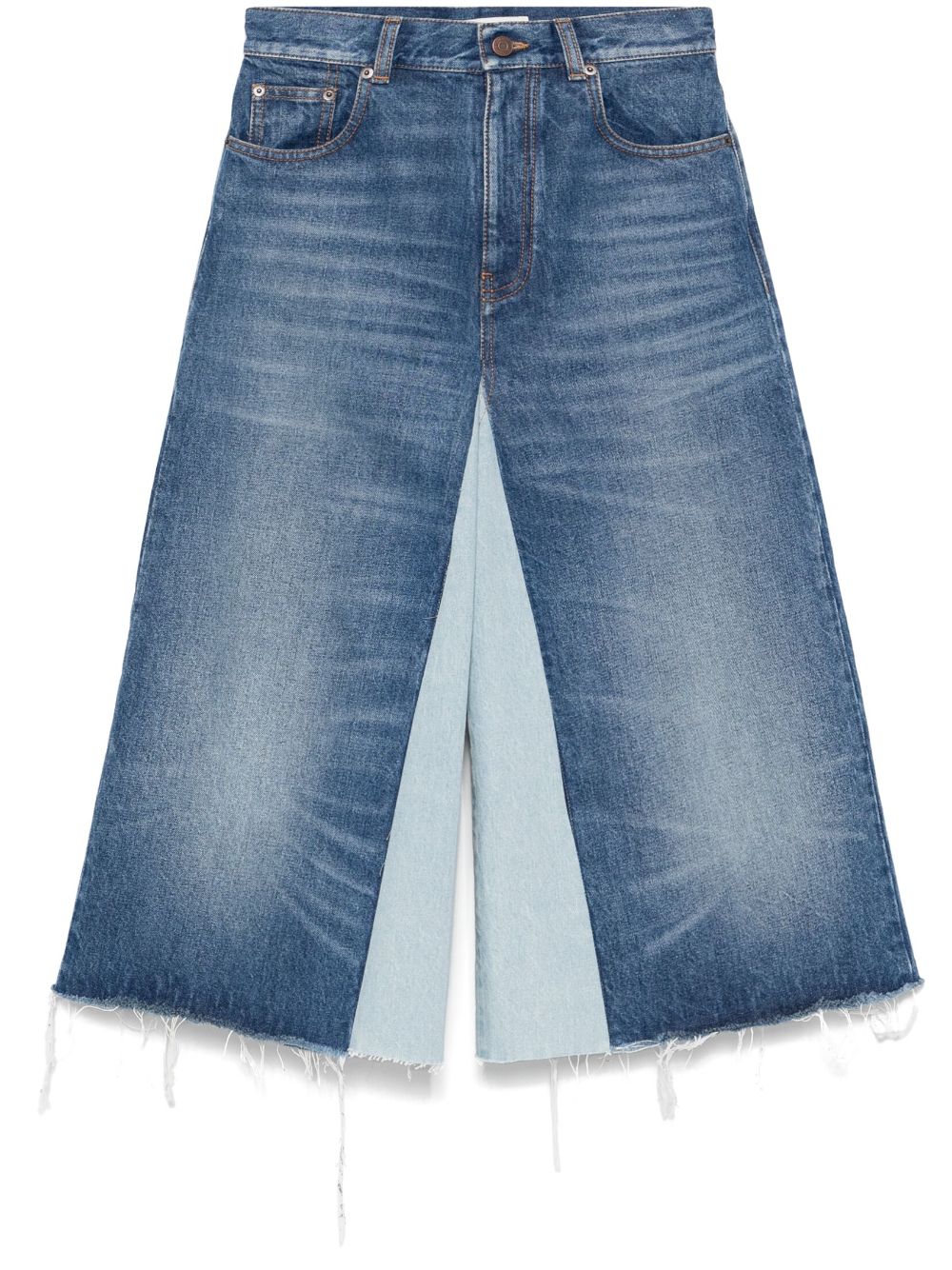 Chloé patchwork denim shorts