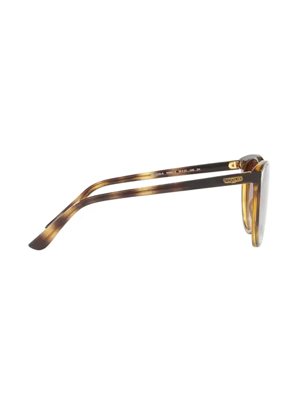 Vogue Eyewear Zonnebril met schildpadschild-design Bruin