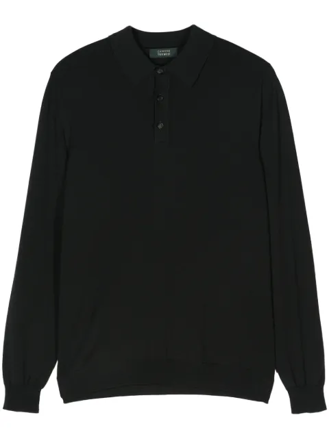 Zanone fine-knit polo shirt