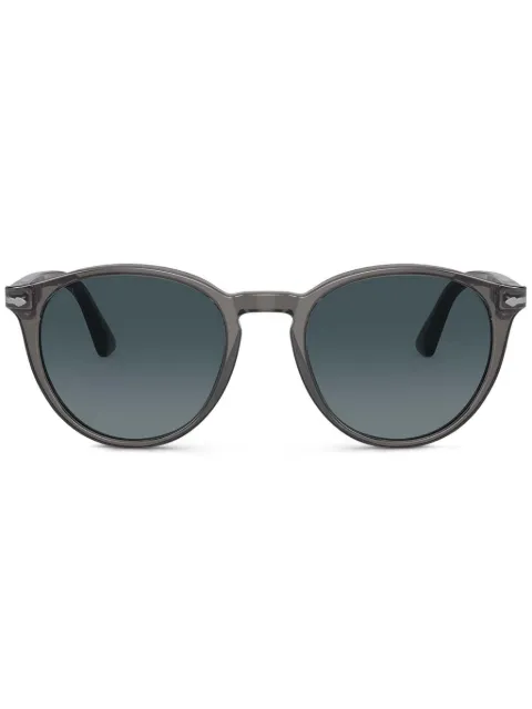 Persol نظارة شمس بإطار مستدير