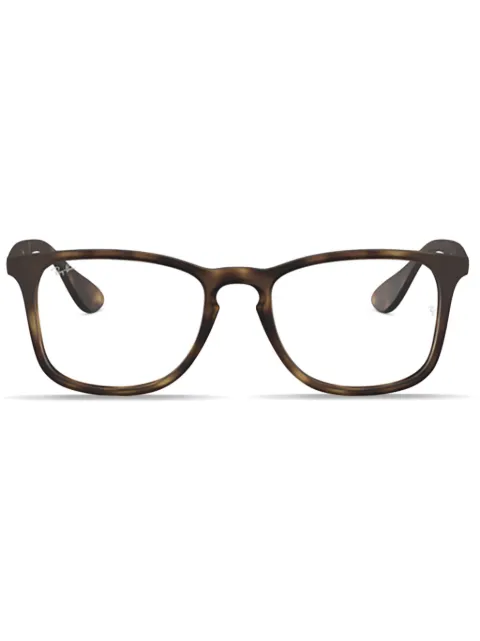 Ray-Ban tortoiseshell-effect glasses