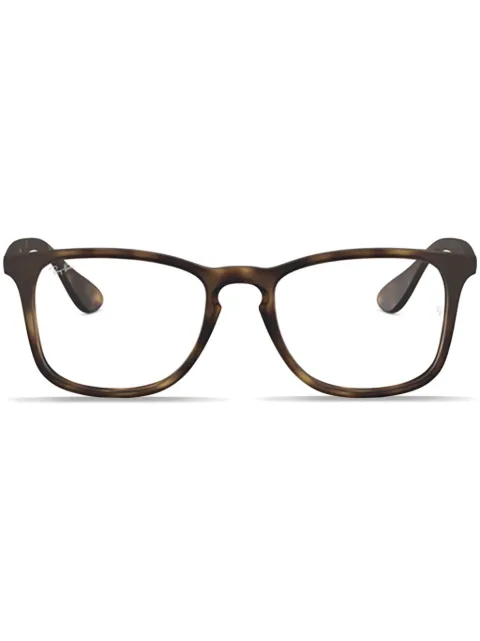 Ray-Ban tortoiseshell-effect glasses