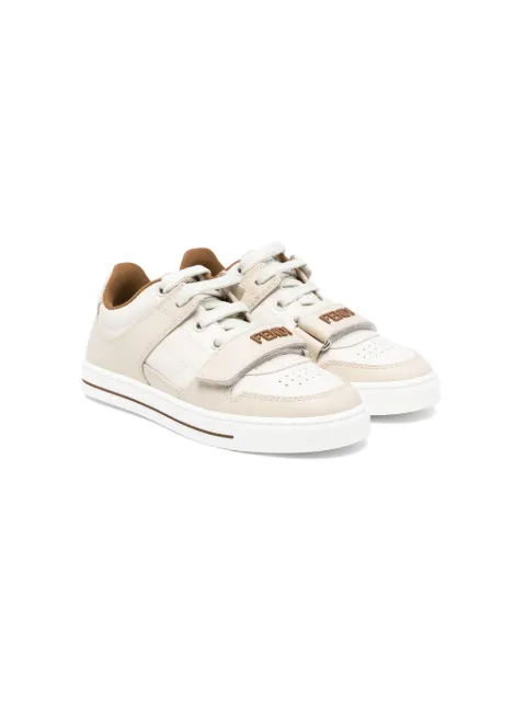 Fendi Kids zapatillas con logo de goma
