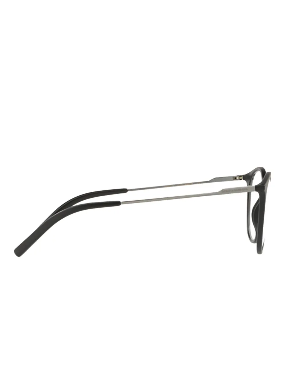 Dolce & Gabbana Eyewear Bril met rond montuur Zwart