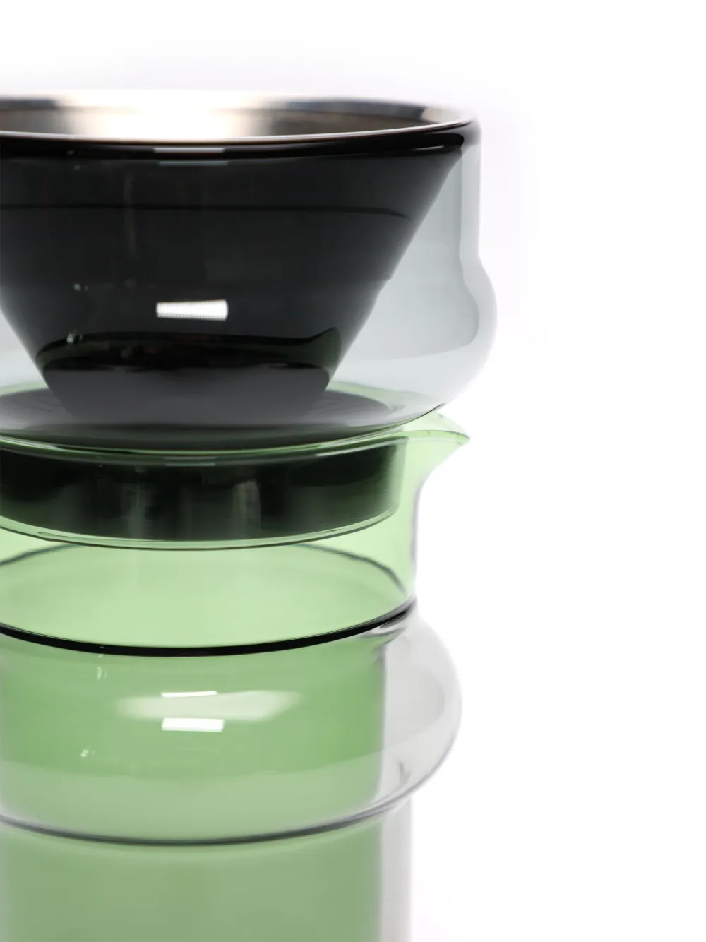 Tom Dixon Bump Carafe And Filter Set In Grey
