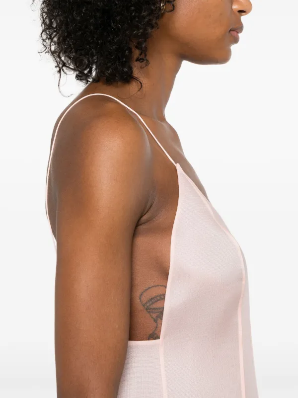 KHAITE Tully Midi Dress | Pink | FARFETCH