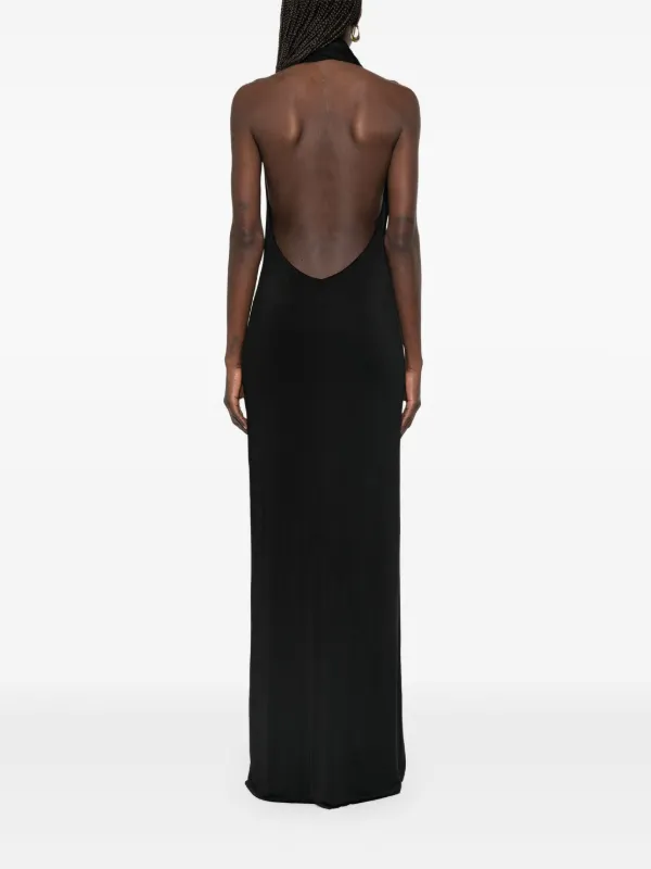 【関税込み】KHAITE ブラック Roza マキシドレス KHAITE Roza Maxi Dress | Black | FARFETCH