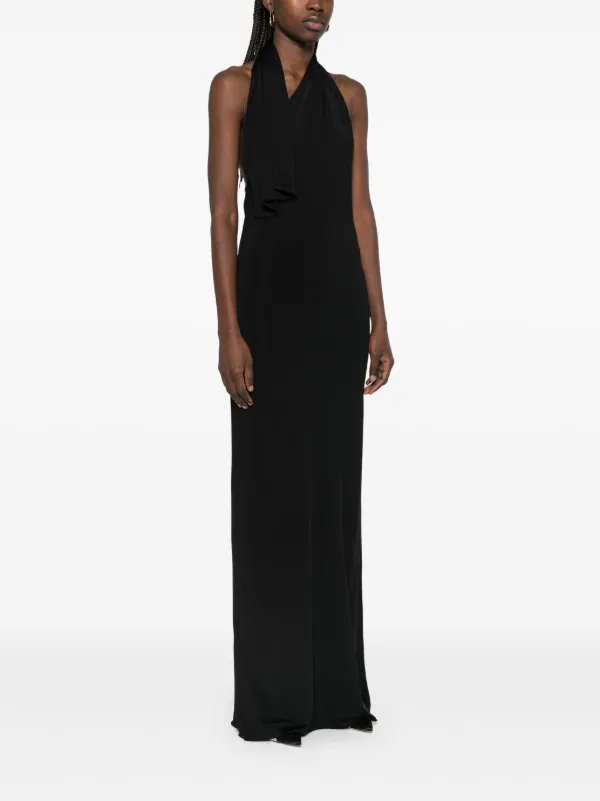 KHAITE Roza Maxi Dress | Black | FARFETCH