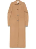 KHAITE Darton coat - Brown