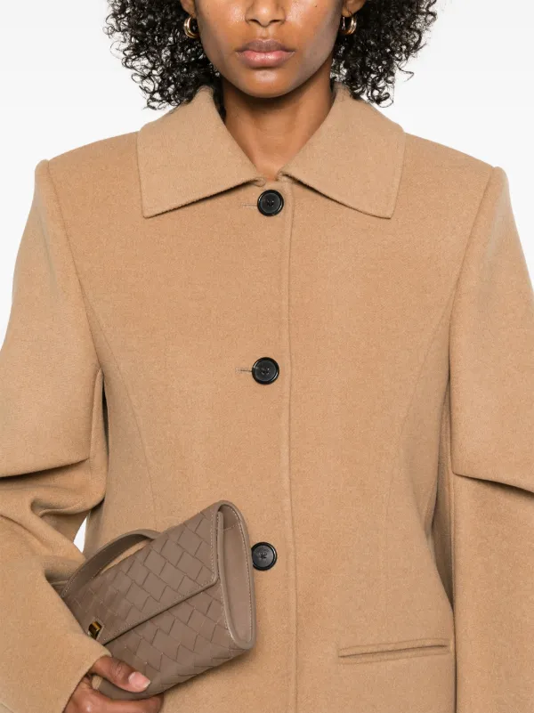 ジャケット KHAITE Women Coats 61424092 W4092950 Brown KHAITE Darton Coat | Brown | FARFETCH