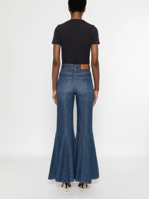 ［大人気！］Chloe ハイライズフレアジーンズ CH25UDP032526C7 Chloe Women's Chloe Denim | Chloé CH official site