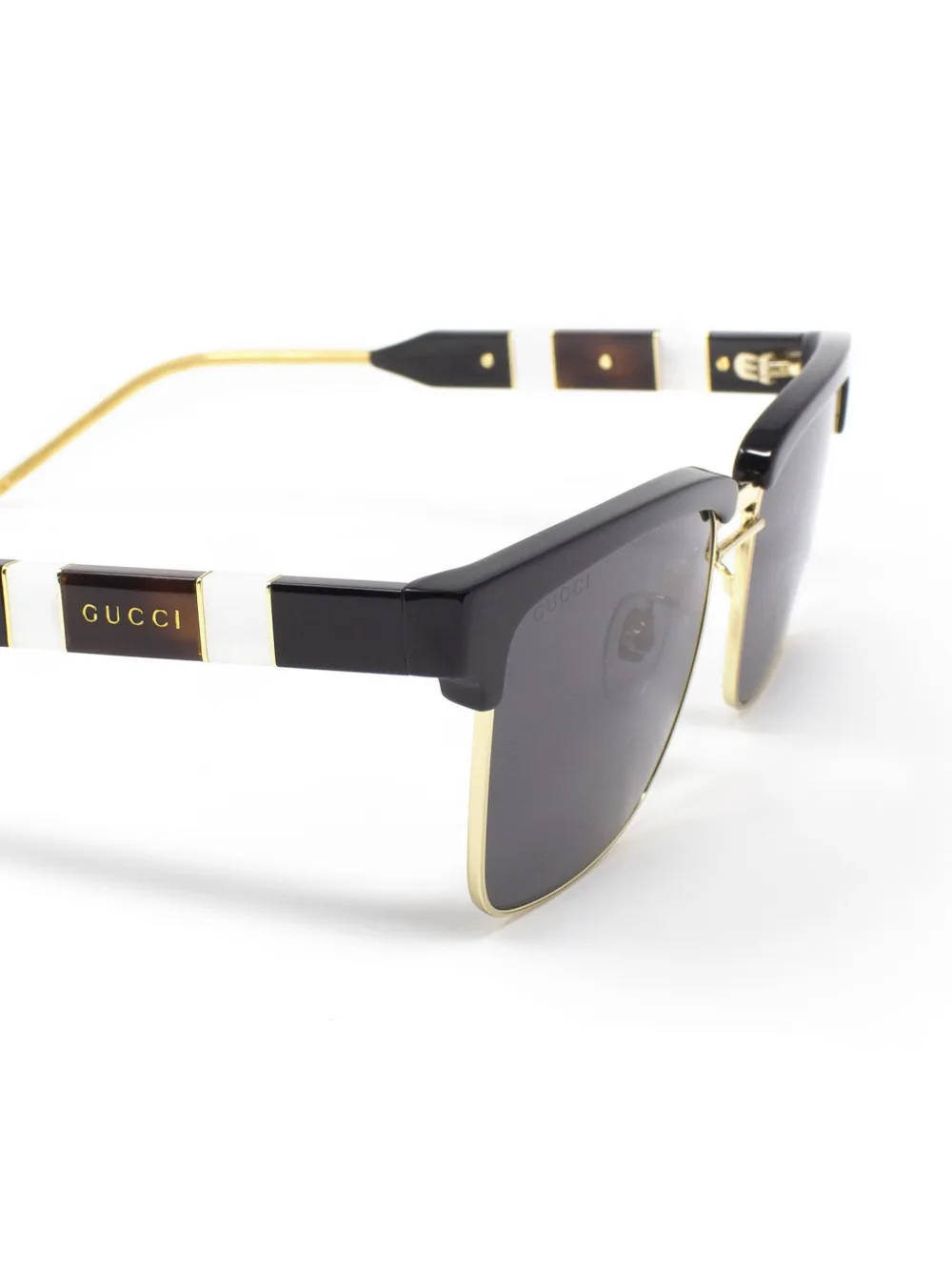 Gucci Eyewear Zonnebril met logoprint Zwart