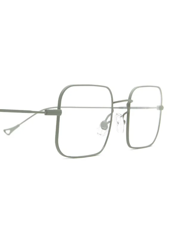 メガネ EYEPETIZER FW25 Eyepetizer - BRANDO - 1-op (BRANDO 1 OP) Eyepetizer Brando Glasses | Green | FARFETCH BH