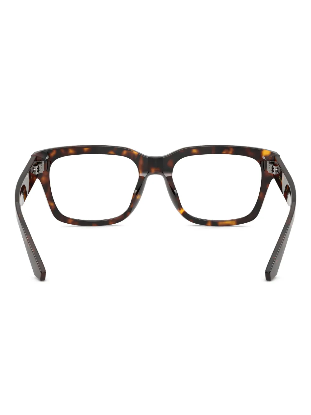 Dolce & Gabbana Eyewear Rechthoekig montuur van acetaat Bruin