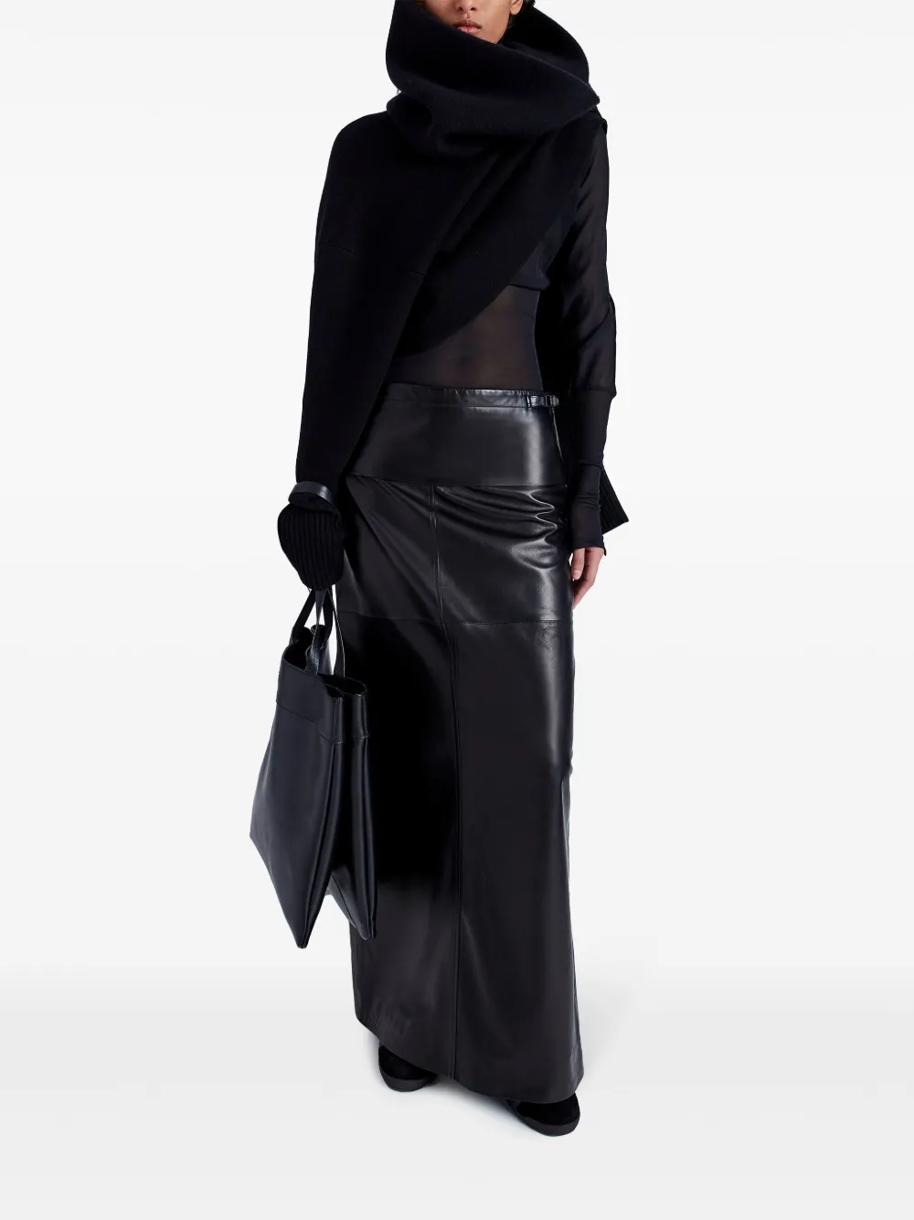 Proenza Schouler Gebreide sjaal Zwart