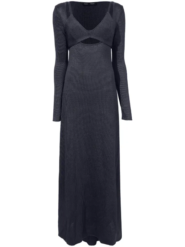 Proenza Schouler Nalani Dress in Grey