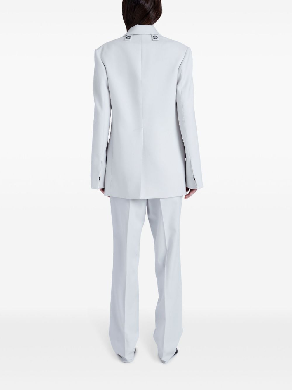 Shop Proenza Schouler Archer Blazer In Grey