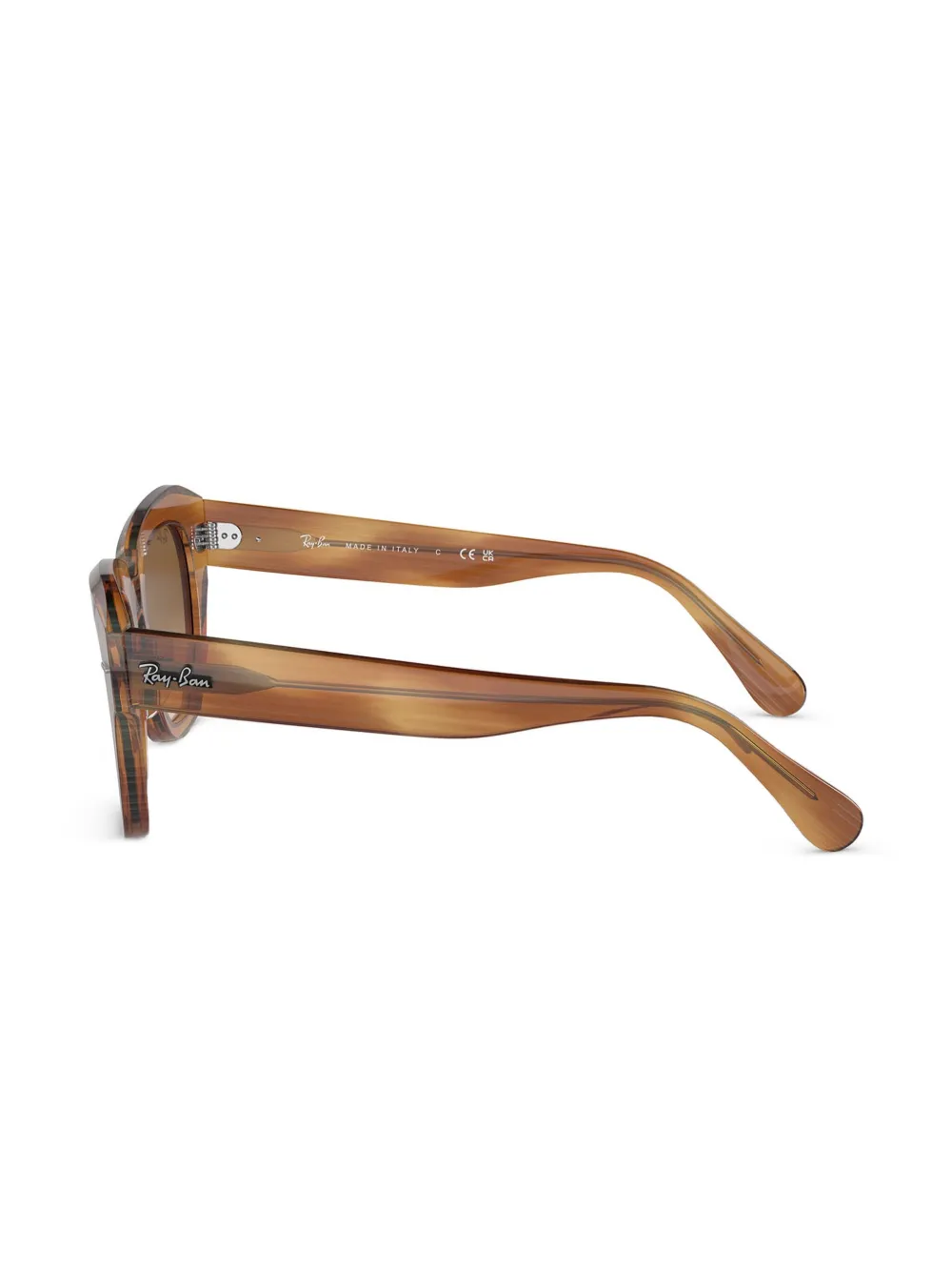 Ray-Ban State Street zonnebril met vierkant montuur Bruin