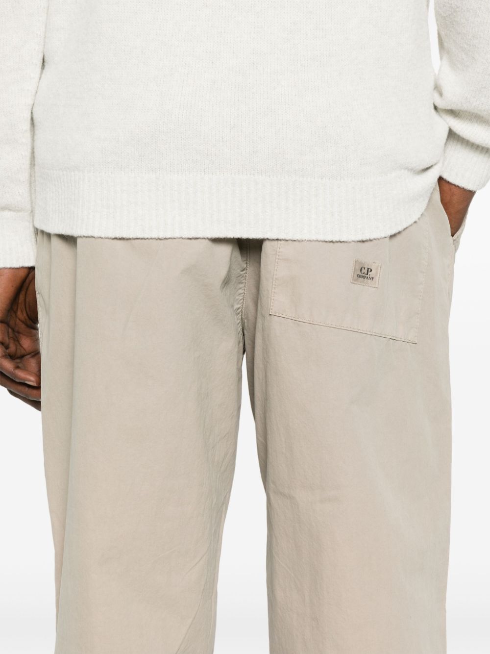 Shop C.p. Company Microreps Trousers In Nude