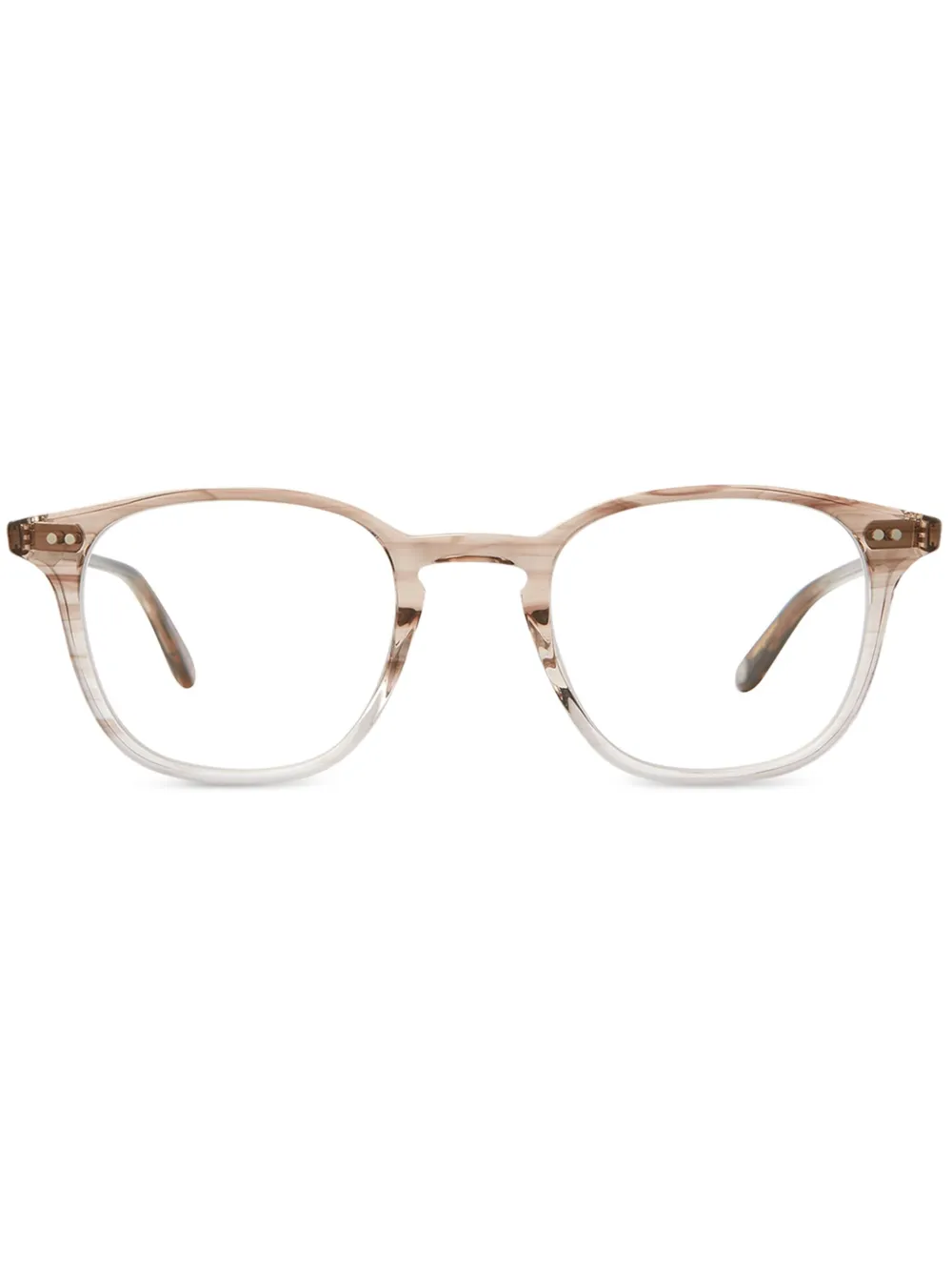 Garrett Leight lunettes de vue à monture géométrique | marron | Image 1