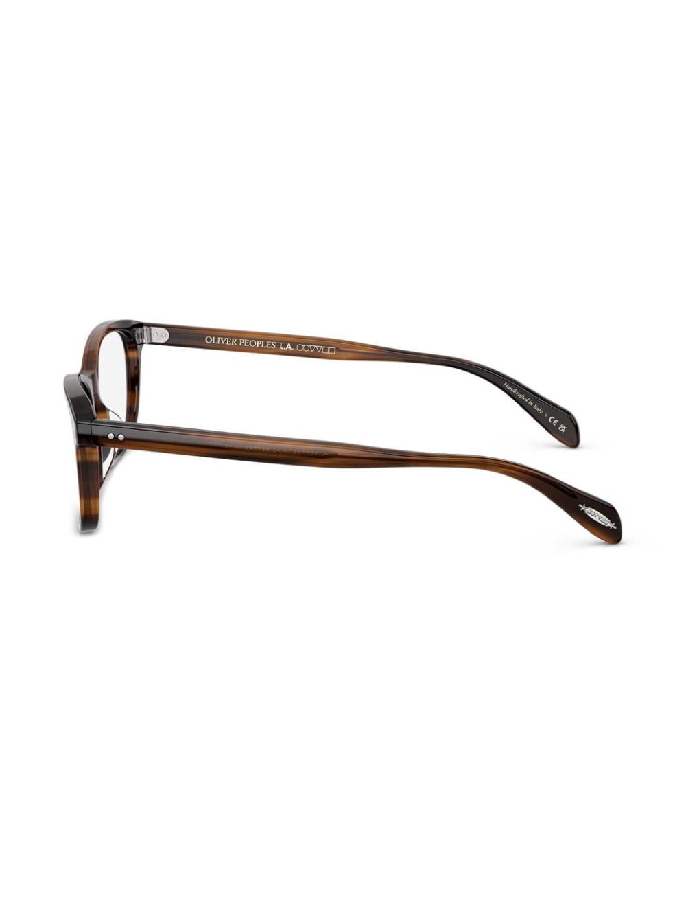 Shop Oliver Peoples Ashton Glasses In Braun