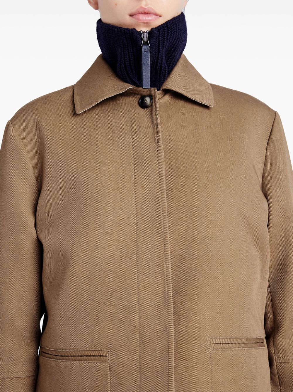 Shop Proenza Schouler White Label Sawyer Jacket In 265 Dark Birch