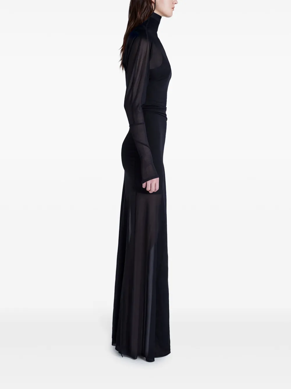 Shop Proenza Schouler Paula Maxi Dress In Black