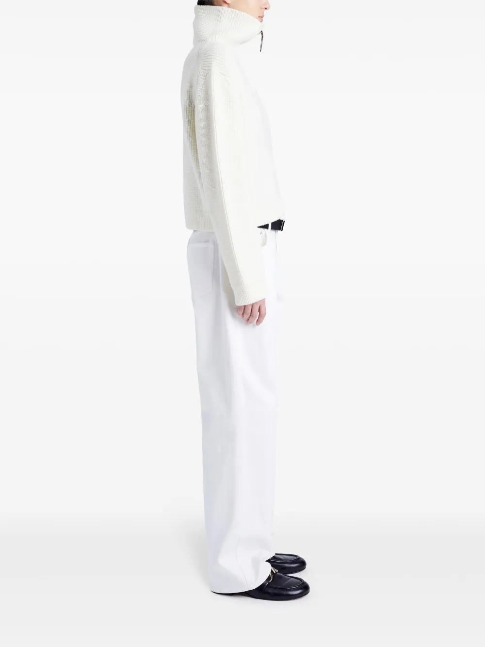 Proenza Schouler White Label Sienna Wool Sweater In White