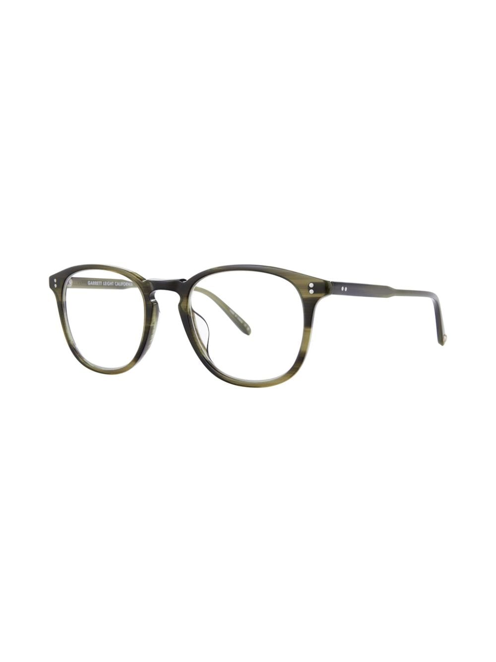 Shop Garrett Leight Kinney Douglas Fir In Brown